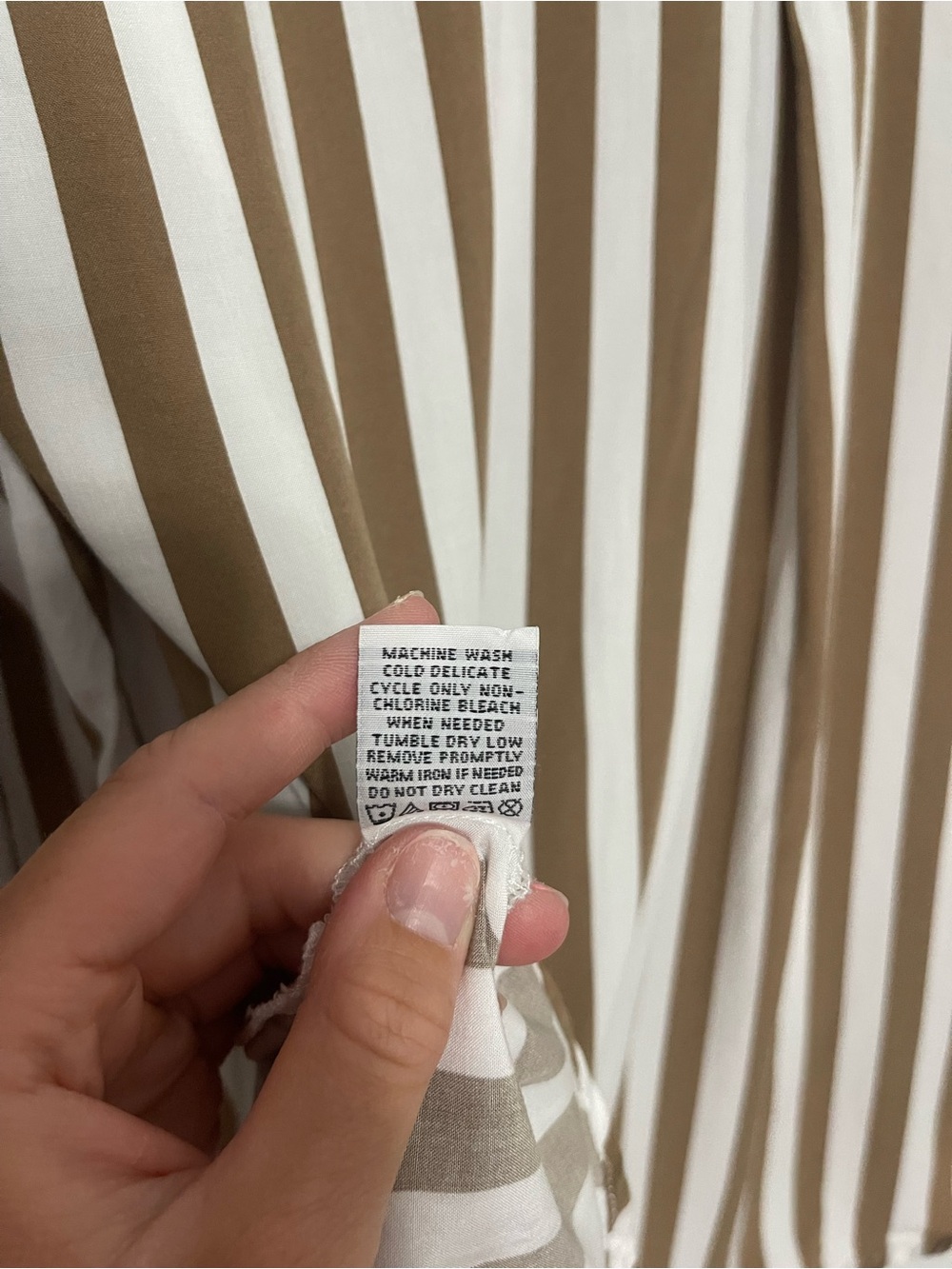 Velvet Heart Brown and White Striped Button-Down Shirt - Picture 10 of 10